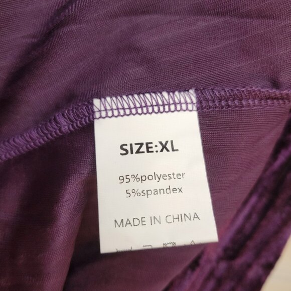 Purple Soft Velvet Lounging Set NWOT - Picture 13 of 14